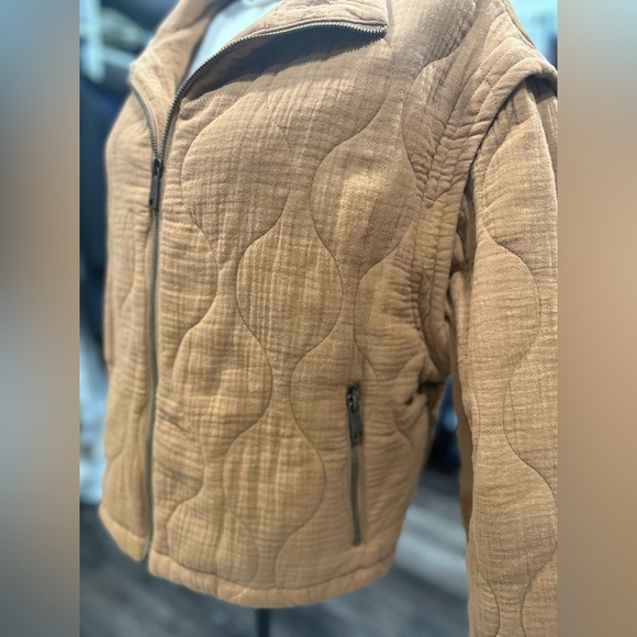 Matilda Jane Good Hart GH Yarrow Convertible Quilted Zip-Up Jacket M Medium - Picture 4 of 9